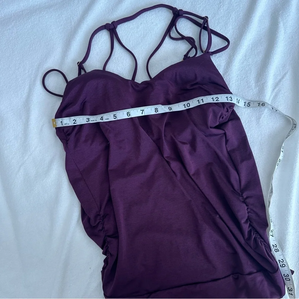 Athleta Aqualuxe Blousy Tankini Top - Picture 11 of 14